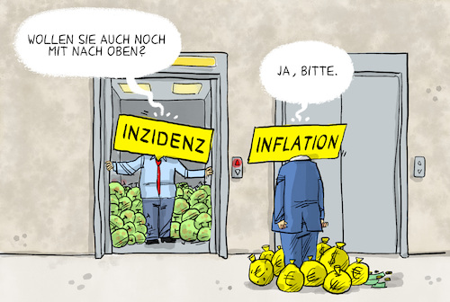 Cartoon: Höchststand (medium) by leopold maurer tagged inzidenz,infektionen,virus,omikron,pandemie,impfungen,impfpflicht,inflation,nach,oben,höher,weiter,welle,leopold,maurer,karikatur,cartoon,inzidenz,infektionen,virus,omikron,pandemie,impfungen,impfpflicht,inflation,nach,oben,höher,weiter,welle,leopold,maurer,karikatur,cartoon