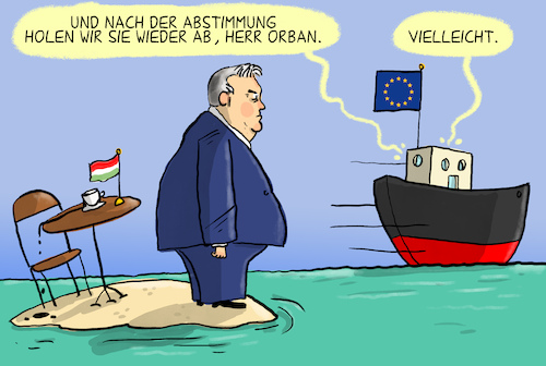 Kaffeepause für Orban Kaffeepause für Orban