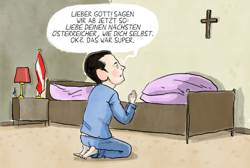 Cartoon: Österreich nimmt keine Afghanen (medium) by leopold maurer tagged österreich,afghanistan,flüchtline,aufnahmestopp,grenzen,eu,kurz,kanzler,christlich,sozial,nächstenliebe,hilfsbereitschaft,populismus,österreich,afghanistan,flüchtline,aufnahmestopp,grenzen,eu,kurz,kanzler,christlich,sozial,nächstenliebe,hilfsbereitschaft,populismus