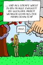 Cartoon: lohnunterschied mann frau (small) by leopold maurer tagged lohn,gleichberechtigung,arbeit,mann,frau,adam,eva,apfel,vertreibung,paradies