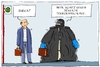 Cartoon: schutz gegen terror (small) by leopold maurer tagged terror,terroranschlag,terrorverdächtiger,europa,deutschland,terrorist,burka,schutz,angst,sicherheit,unsicherheit