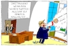 Cartoon: trump twitterlos (small) by leopold maurer tagged trump,usa,twitter,megafon,sperrung,abschaltung,präsident,weisses,haus