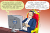 Cartoon: virtueller parteitag der CSU (small) by leopold maurer tagged parteitag,söder,bayern,kanzler,virtuell
