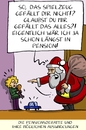 Cartoon: Weihnachtsmann Rente (small) by leopold maurer tagged weihnachtsmann,rente,pension,geschenk,debatte,kind,weihnachten