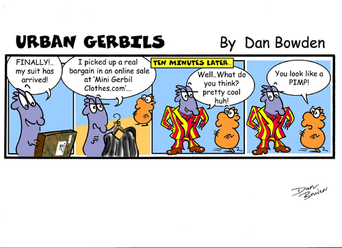 Cartoon: Urban Gerbils (medium) by Danno tagged newspaper,published,urban,gerbils,funny,humor,cartoon,strip,comic