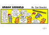 Cartoon: Urban Gerbils (small) by Danno tagged comic strip cartoon humor funny gerbils urban published newspaper
