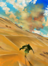Cartoon: desert (small) by ink-pop tagged fantasy desert elf