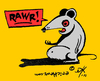 Cartoon: fierce mouse (small) by ericHews tagged mouse,growl,rawr,angry,fierce