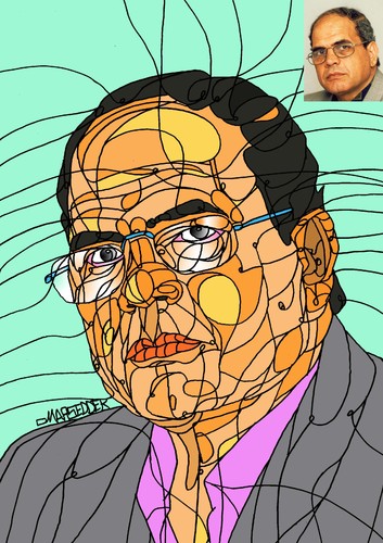 Cartoon: Dr. Mustafa Abdel Ghani (medium) by omar seddek mostafa tagged mustafa,abdel,ghani