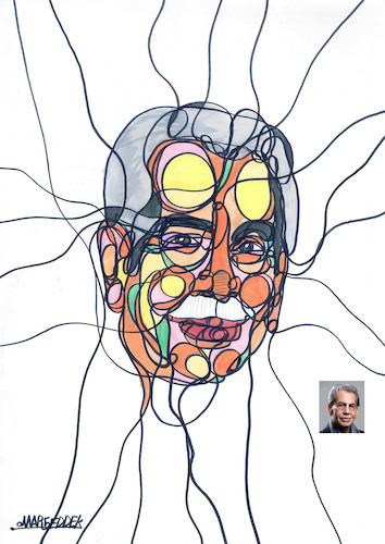 Cartoon: face (medium) by omar seddek mostafa tagged face