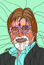 Cartoon: Amitabh Bachchan 2 (small) by omar seddek mostafa tagged amitabh,bachchan