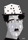 Cartoon: Charles Chaplin (small) by omar seddek mostafa tagged charles,chaplin