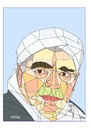 Cartoon: Egyptian actor (small) by omar seddek mostafa tagged egyptian,actor