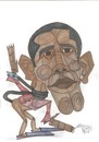 Cartoon: Obama  USA (small) by omar seddek mostafa tagged obama,usa
