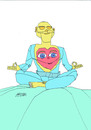 Cartoon: Yoga 4 (small) by omar seddek mostafa tagged yoga