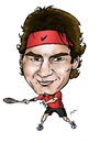 Cartoon: Roger Federer (small) by Perics tagged roger,federer,tennis,caricature,atp,tour