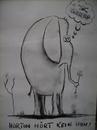 Cartoon: Horton hears NO  who! (small) by timfuzius tagged elefant,flower,angry