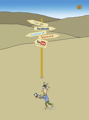 Cartoon: Desert (medium) by joruju piroshiki tagged facebook,yahoo,google,twitter,youtube,net,sns,internet,desert,ipone,facebook,yahoo,google,twitter,youtube,net,sns,internet,desert,ipone