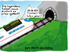 Cartoon: Erster Solar-Zug (small) by Grikewilli tagged ice db zug bahn lukas lokomotive öko erneuerbare energie solar alpen berge berg gebirge tunnel reisen verkehr grün erfindungen zukunft innovation schweiz österreich deutschland energiewende mobil öpnv strom