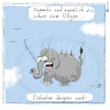 Cartoon: Fliegende Elefanten (small) by Grikewilli tagged hummel,fliegen,fallen,insekten,tiere,elefanten,glauben,schwer,gewicht