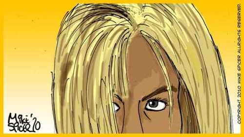 Cartoon: Lisa (medium) by Mike Spicer tagged mike,spicer,avatar,cartoon,caricature,colour,custom,identity