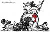 Cartoon: Power of The Cartoonist (small) by Milton tagged cartoonist,pen,mouse,social,power