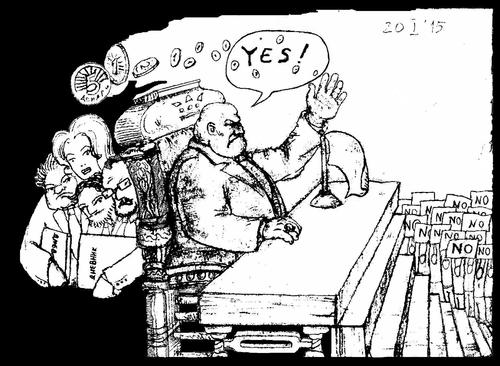 Cartoon: education syndicate in macedonia (medium) by Alexoski tagged cartoon