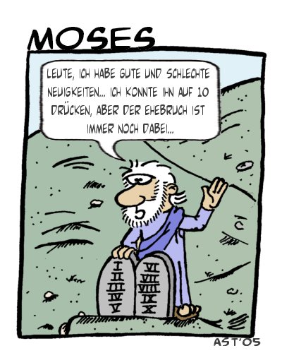 Cartoon: Moses (medium) by Astu tagged religion,moses