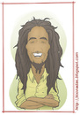 Cartoon: Bob Marley (small) by Freelah tagged bob marley