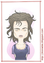 Cartoon: Helena Bonham Carter (small) by Freelah tagged helena,bonham,carter