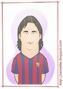 Cartoon: Lionnel Messi (small) by Freelah tagged lionnel messi barcelona barca