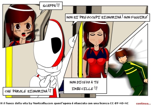 Cartoon: H eroe pervertito 8 (medium) by morticella tagged eroepervertito,anime,manga,fumetti,comics,vignette,striscie,gratis,free