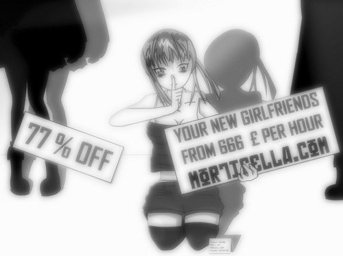 Cartoon: New Girlfriend (medium) by morticella tagged anime,manga,morticella,comics,illustration,illustrazione