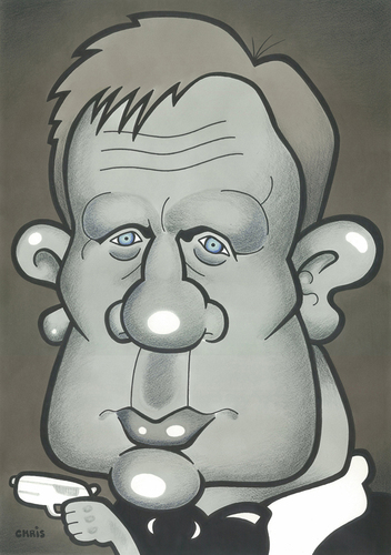 Cartoon: Daniel Craig (medium) by Ca11an tagged daniel,craig,james,bond,007,caricatures