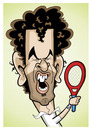 Cartoon: Andy Murray (small) by Ca11an tagged andy,murray,scottish,british,caricature