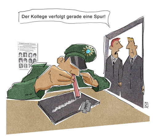 Cartoon: Bayern Polizei (medium) by Jan Rieckhoff tagged leiter,kemptner,drogenfahndung,bayern,bayrisch,kriminalpolizei,polizist,kripo,drogen,affäre,skandal,kokain,schnupfen,linie,ziehen,koks,allgäuer,polizeipräsidium,rauschgift,fund,spind,besitz,landeskriminalamt,ermittlung,staatsanwaltschaft,betäubungsmittelgesetz,verstoß,polizeibeamter,verdacht,innenminister,image,schaden,joachim,herrmann,karikatur,cartoon,jan,rieckhoff,leiter,kemptner,drogenfahndung,bayern,bayrisch,kriminalpolizei,polizist,kripo,drogen,affäre,skandal,kokain,schnupfen,linie,ziehen,koks,allgäuer,polizeipräsidium,rauschgift,fund,spind,besitz,landeskriminalamt,ermittlung,staatsanwaltschaft,betäubungsmittelgesetz,verstoß,polizeibeamter,verdacht,innenminister,image,schaden,joachim,herrmann,karikatur,cartoon,jan,rieckhoff