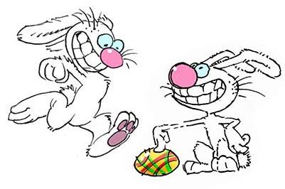 Cartoon: Easter Bunny 01-3 (medium) by r8r tagged easter,bunny,egg,eostre,ishtar,estrus