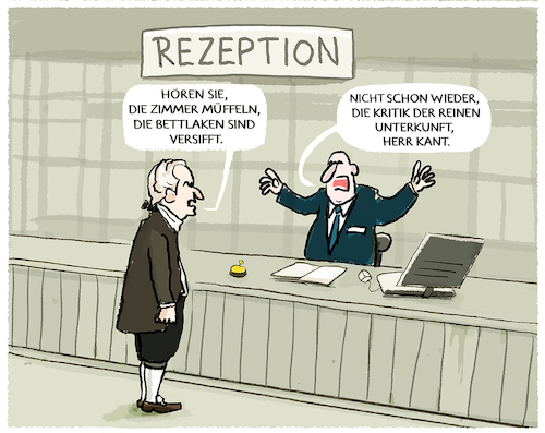 Cartoon: 300ster Geburtstag von Kant (medium) by markus-grolik tagged immanuel,kant,philosoph,aufklaerung,vernunft,kritik,der,reinen,deutschland,philosphie,jubilaeum,geburtstag,immanuel,kant,philosoph,aufklaerung,vernunft,kritik,der,reinen,deutschland,philosphie,jubilaeum,geburtstag