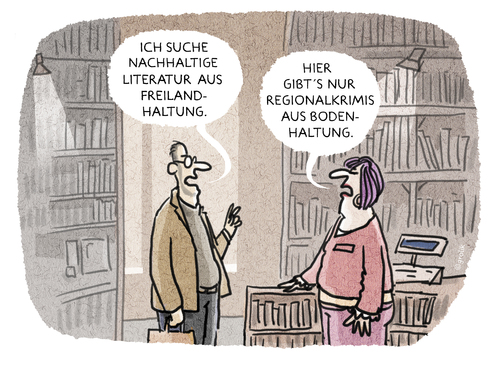 Cartoon: ... (medium) by markus-grolik tagged regionalkrimi,mord,literatur,buchmesse,buchhandel,buch,bücher,amazon,einzelhandel,literaturkritik,krimi,cartoon,grolik,regionalkrimi,mord,literatur,buchmesse,buchhandel,buch,bücher,amazon,einzelhandel,literaturkritik,krimi,cartoon,grolik