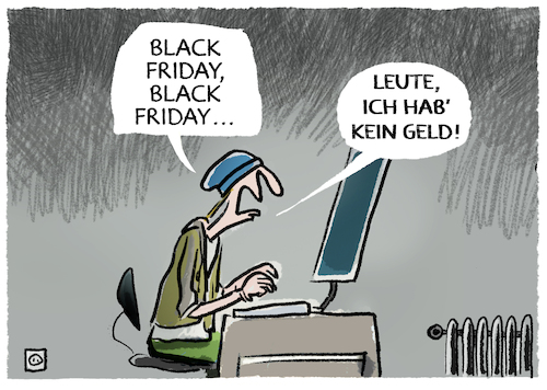 Cartoon: Black Friday Pleite (medium) by markus-grolik tagged black,friday,konsum,sonderangebote,week,einzelhandel,online,internet,amazon,inflation,privatinsolvenz,schulden,kredite,kapitalismusdispo,black,friday,konsum,sonderangebote,week,einzelhandel,online,internet,amazon,inflation,privatinsolvenz,schulden,kredite,kapitalismusdispo