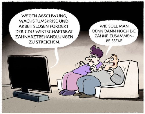 Cartoon: CDU-Wirtschaftsunrat... (medium) by markus-grolik tagged deutschland,wirtschaftsrat,der,cdu,steuersenkungen,streichung,sozialleistungen,zahnarztbesuche,bundesregierung,unternehmerverband,arbeitnehmer,deutschland,wirtschaftsrat,der,cdu,steuersenkungen,streichung,sozialleistungen,zahnarztbesuche,bundesregierung,unternehmerverband,arbeitnehmer