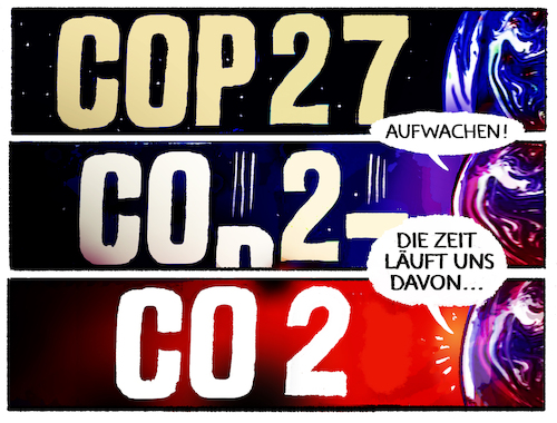 Cartoon: COP 27 (medium) by markus-grolik tagged klimakonferenz,klima,klimawandel,co2,emissionen,cop,27,aegypten,klimakonferenz,klima,klimawandel,co2,emissionen,cop,27,aegypten