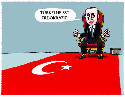 Cartoon: Der ewige Erdogan.. (medium) by markus-grolik tagged tuerkei,wahlsieg,akp,erdogan,demokratie,erdokratie,autokratie,tuerkei,wahlsieg,akp,erdogan,demokratie,erdokratie,autokratie