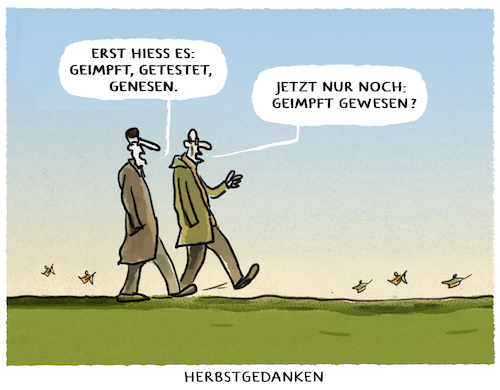 Cartoon: Drittimpfungen.... (medium) by markus-grolik tagged deutschland,herbst,pandemie,drittimpfung,3g,2g,geimpfte,ungeimpfte,corona,deutschland,herbst,pandemie,drittimpfung,3g,2g,geimpfte,ungeimpfte,corona