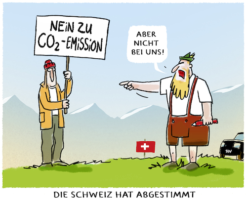 Cartoon: Eidgenossen (medium) by markus-grolik tagged schweizer,co2,abstimmung,demokratie,basisdemokratie,klimawandel,schweizer,co2,abstimmung,demokratie,basisdemokratie,klimawandel
