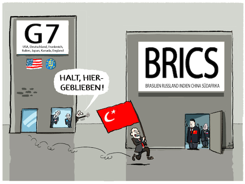 Cartoon: Erdogan wechselt die Seiten... (medium) by markus-grolik tagged tuerkei,nato,russland,china,brics,g7,industriestaaten,usa,europa,vormachtsstellung,wirtschafts,wirtschaftsraeume,westen,putin,tuerkei,nato,russland,china,brics,g7,industriestaaten,usa,europa,vormachtsstellung,wirtschafts,wirtschaftsraeume,westen,putin