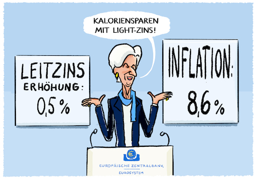 Cartoon: EZB (medium) by markus-grolik tagged christine,lagarde,ezb,europaeische,zentralbank,inflation,inflationsrate,zinsen,leitzins,geld,geldentwertung,sparer,banken,wirtschaft,konsum,europa,christine,lagarde,ezb,europaeische,zentralbank,inflation,inflationsrate,zinsen,leitzins,geld,geldentwertung,sparer,banken,wirtschaft,konsum,europa