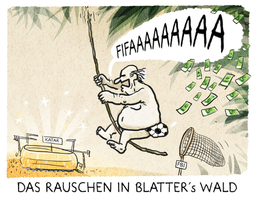 Cartoon: ...FIFA-Scheinwelt... (medium) by markus-grolik tagged grolik,cartoon,weltmeisterschaft,em,wm,2018,russland,2022,katar,millionengehälter,steuerhinterziehung,fbi,unschuld,schuld,korruption,blatter,fifa,fussball,fussball,fifa,blatter,korruption,schuld,unschuld,fbi,steuerhinterziehung,millionengehälter,katar,2022,russland,2018,wm,em,weltmeisterschaft,cartoon,grolik