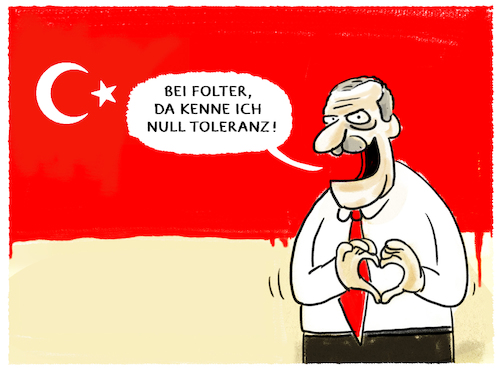 Cartoon: ...gegenstandslos... (medium) by markus-grolik tagged erdogan,foltervorwuerfe,tuerkei,dennis,yuezel,istanbul,folter,dementi,europa,ankara,erdogan,foltervorwuerfe,tuerkei,dennis,yuezel,istanbul,folter,dementi,europa,ankara