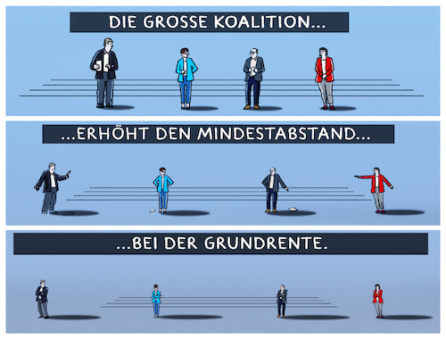 Cartoon: GROKO... (medium) by markus-grolik tagged groko,grundrente,streit,spd,cdu,csu,union,koalition,akk,soeder,eskens,mindestabstand,corona,berlin,deutschland,groko,grundrente,streit,spd,cdu,csu,union,koalition,akk,soeder,eskens,mindestabstand,corona,berlin,deutschland